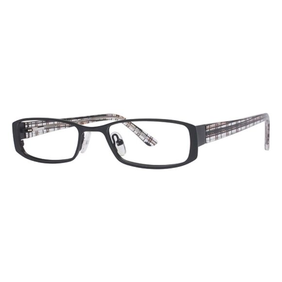 Visions Visions 171 Eyeglasses Black/Plaid - Picture 1 of 8